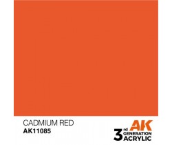 Farba akrylowa Cadmium Red firmy AK Interactive 11085