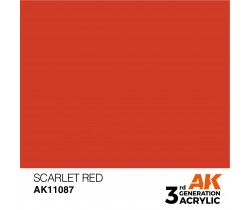 Farba akrylowa Scarlet Red firmy AK Interactive 11087