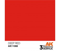 Farba akrylowa Deep Red firmy AK Interactive 11088