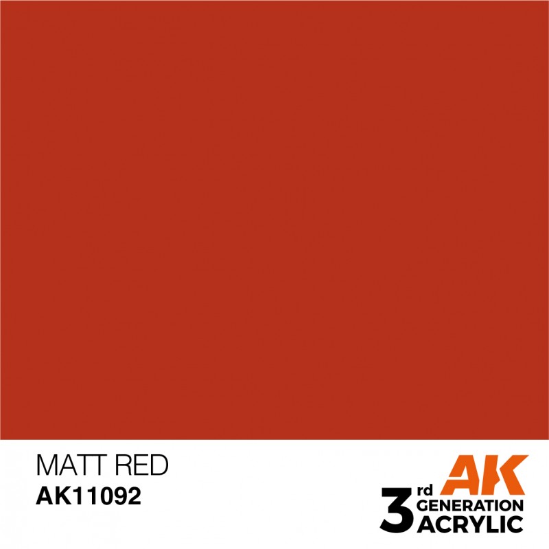 Matt Red 17ml – AK11092