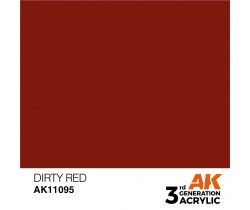 Farba akrylowa Dirty Red firmy AK Interactive 11095