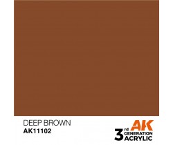 Farba akrylowa Deep Brown firmy AK Interactive 11102