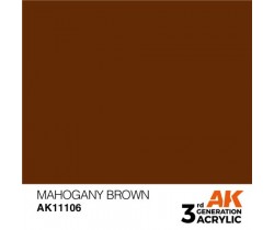 Farba akrylowa Mahogany Brown firmy AK Interactive 11106