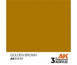 Farba akrylowa Golden Brown  firmy AK Interactive 11117