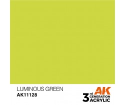 Farba akrylowa Luminous Green firmy AK Interactive 11128