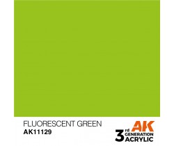 Farba akrylowa Fluorescent Green firmy AK Interactive 11129