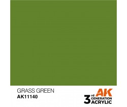 Farba akrylowa Grass Green firmy AK Interactive 11140