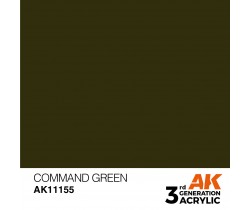 Farba akrylowa Command Green firmy AK Interactive 11155