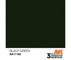 Farba akrylowa Black Green firmy AK Interactive 11160