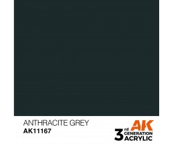 Farba akrylowa Anthracite Grey firmy AK Interactive 11167