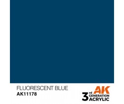 Farba akrylowa Fluorescent Blue firmy AK Interactive 11178