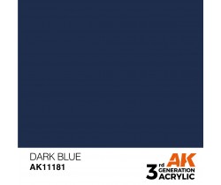 Farba akrylowa Dark Blue firmy AK Interactive 11181