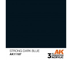 Farba akrylowa Strong Dark Blue firmy AK Interactive 11187