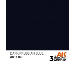 Farba akrylowa Dark Prussian Blue firmy AK Interactive 11189