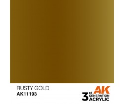 Farba akrylowa Rusty Gold firmy AK Interactive 11193