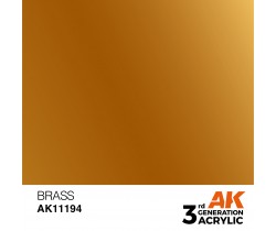 Farba akrylowa Brass firmy AK Interactive 11194