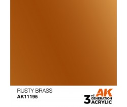 Farba akrylowa Rusty Brass firmy AK Interactive 111954