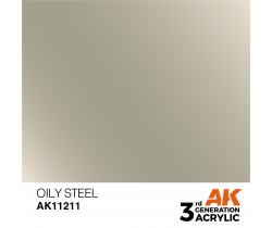 Farba akrylowa Oily Steel firmy AK Interactive 11211