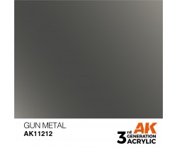 Farba akrylowa Gun Metal firmy AK Interactive 11212