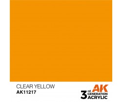 Farba akrylowa Clear Yellow firmy AK Interactive 11217