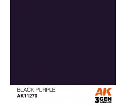 Farba akrylowa Black Purple COLOR PUNCH firmy AK Interactive 11270