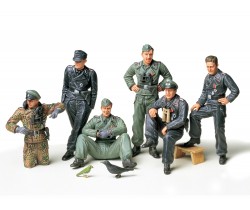 German tank crew at rest