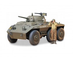 Samochód pancerny US M8 Greyhound firmy Tamiya 35228 w skali 1/35