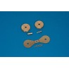 copy of Double brass blocks 7,1mm 4pcs - RB Model 10840