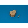 Double brass blocks 8,1mm 4pcs - RB Model 10850