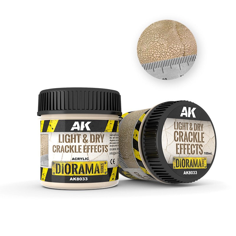 Light & Dry Crackle Effects100ml - AK Interactive AK8033