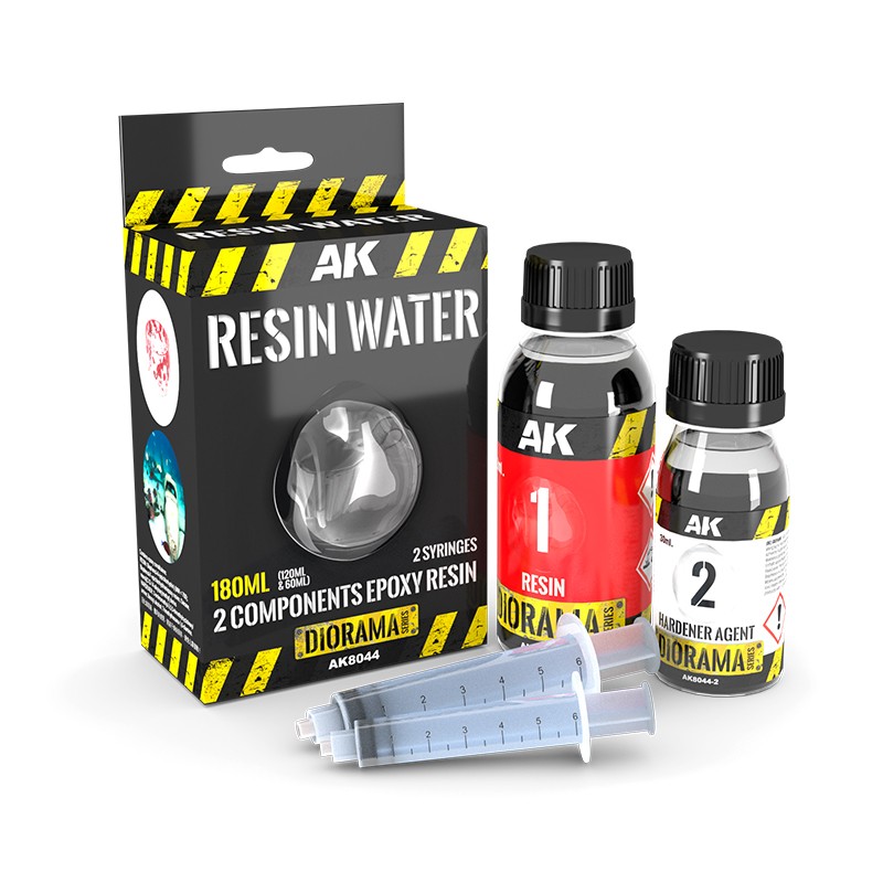 Resin water 2 Components 180ml - AK Interactive AK8044