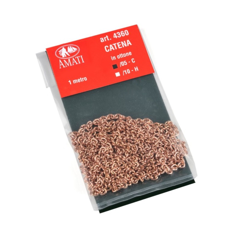Łańcuszek miedziany 4,6x4mm - Amati 4360/05