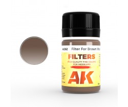 Filters red brown for wood  35ml - AK262