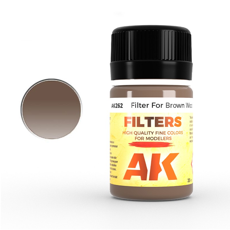 Filters red brown for wood  35ml - AK262