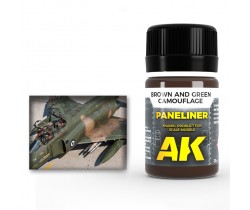 Paneliner Brown And Green Camouflage 35ml - AK2071