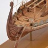 Wooden model Viking boat