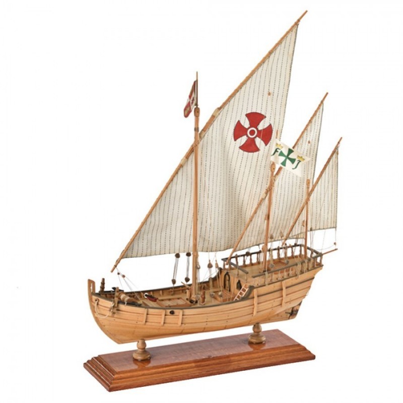 Karawela Nina - drewniany model do sklejania firmy Amati 1411.