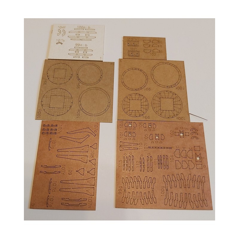 Parts for masts Wodnik (Meerman) 1627