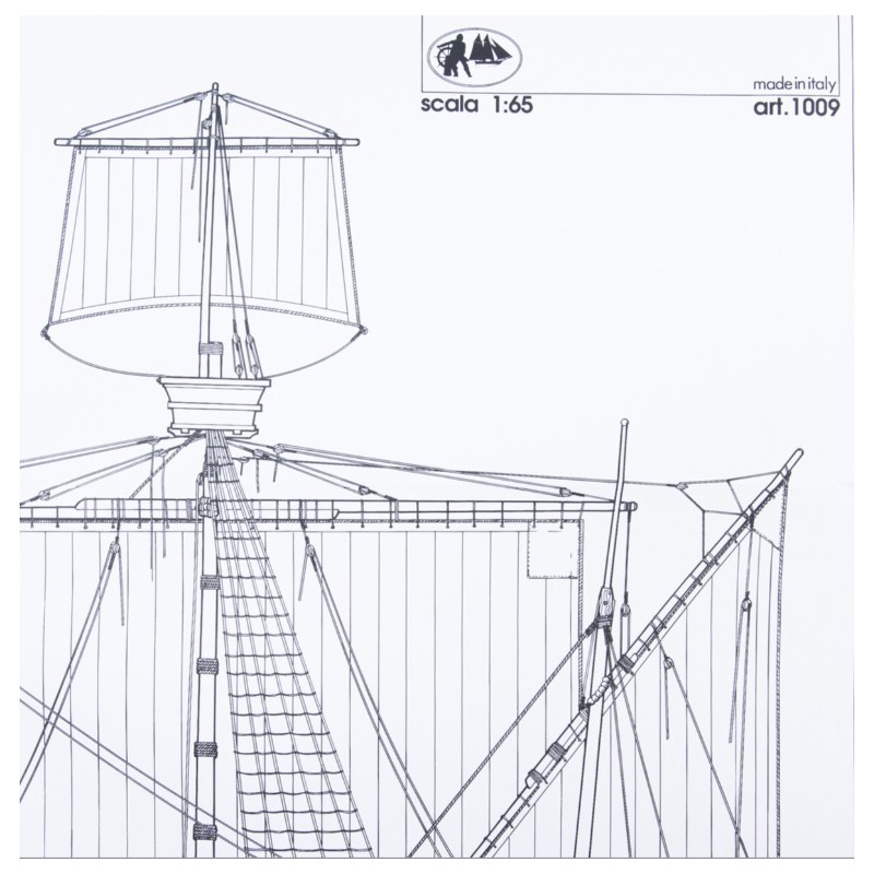 Plany modelarskie Santa Maria - Amati 1009