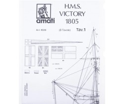 HMS Victory ship Plan by Amati 1028