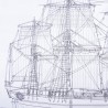 Plany modelarskie łodzi HMS Bounty firmy Amati 1032
