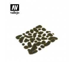 Kępki trawy ciemny mech 2mm na diorame firmy Vallejo SC402