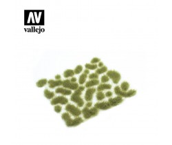 Kępki jasnej zielonej trawy 4mm na dioramę firmy Vallejo SC407