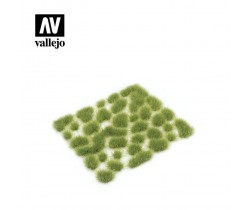 Kępki jasnej trawy 6mm na dioramę Vallejo SC417