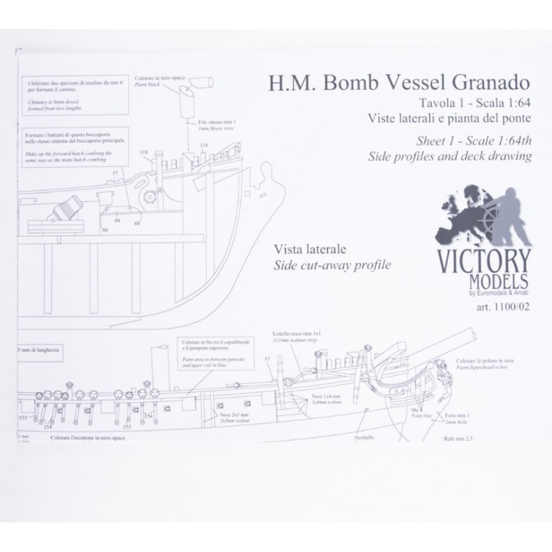 Granado construction plans - Amati 110002