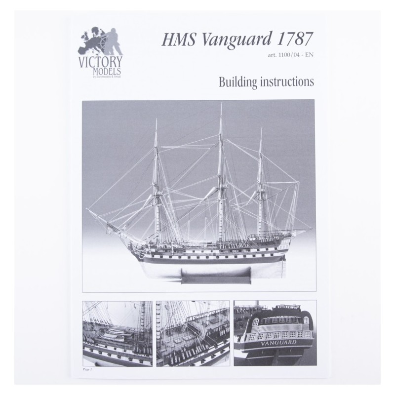 Plany modelarskie HMS Vanguard - Amati 110004