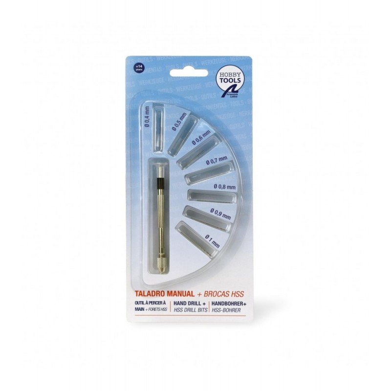 Mini drill and 7 drills - Artesania Latina 27018-1