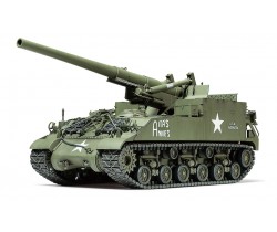 Model działa samobieżnego 155mm M40 1/35 firmy Tamiya 35351