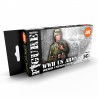 Paints set for American soldiers uniforms by AK Interactive 11634