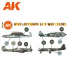 Zestaw farb WWII Luftwaffe late war colors firmy AK Interactive 11718
